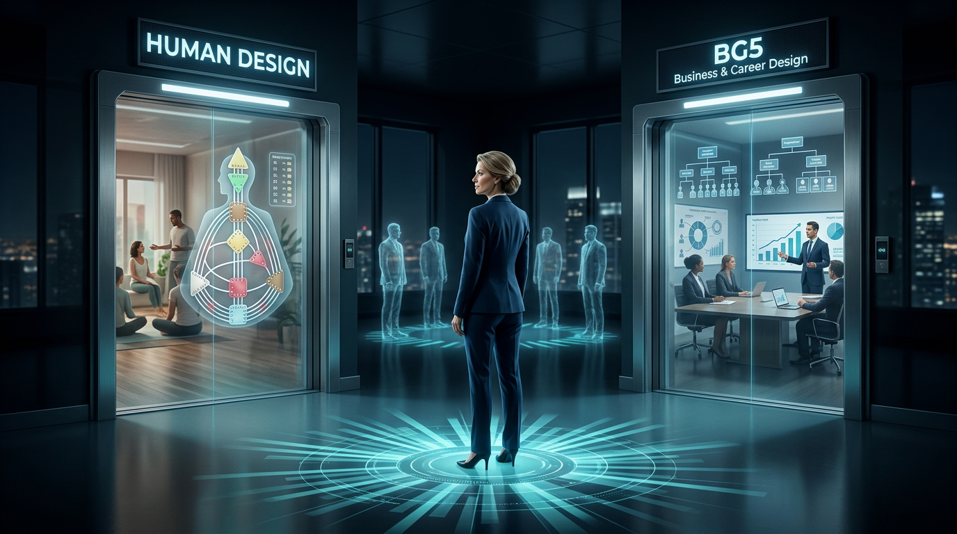 Scrivania professionale con grafici e strumenti di analisi della carriera in luce calda